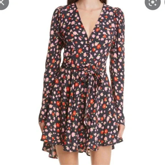 ROTATE Birger Christensen emma floral mini Dress - Picture 7 of 7